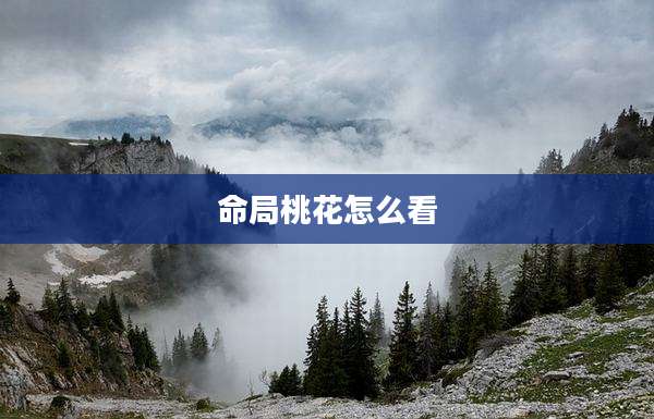 命局桃花怎么看