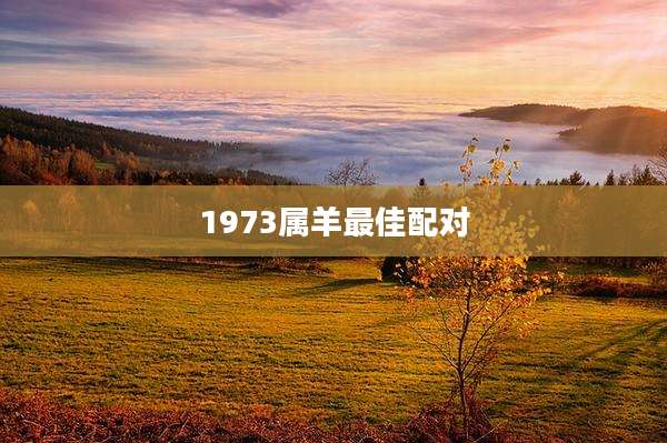 1973属羊最佳配对