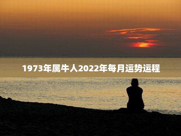 1973年属牛人2022年每月运势运程