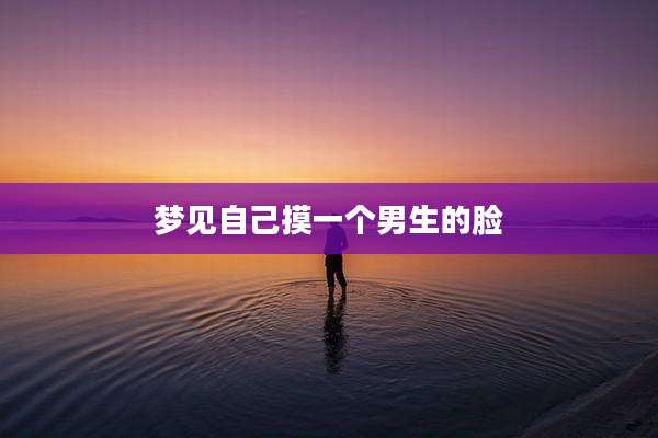 梦见自己摸一个男生的脸