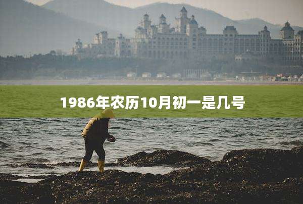 1986年农历10月初一是几号