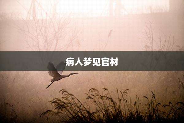 病人梦见官材