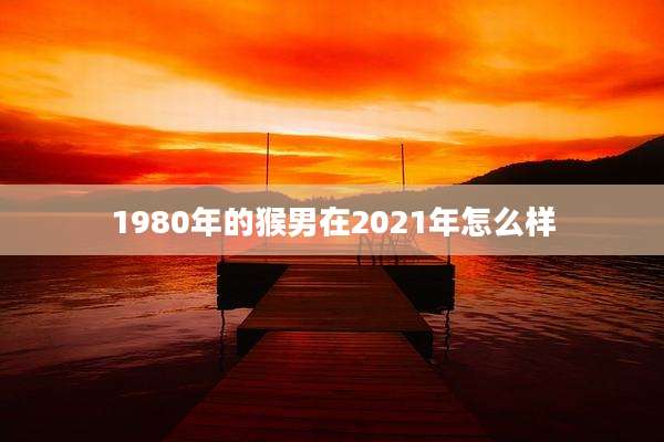 1980年的猴男在2021年怎么样
