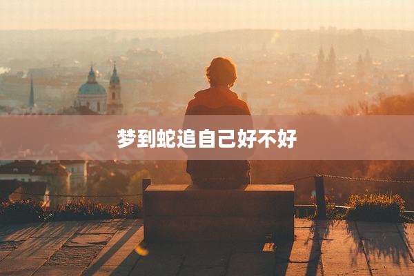 梦到蛇追自己好不好