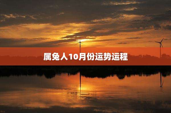 属兔人10月份运势运程