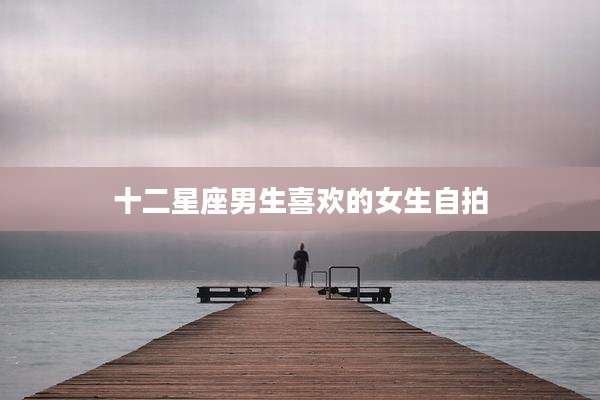 十二星座男生喜欢的女生自拍