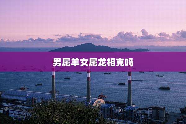 男属羊女属龙相克吗