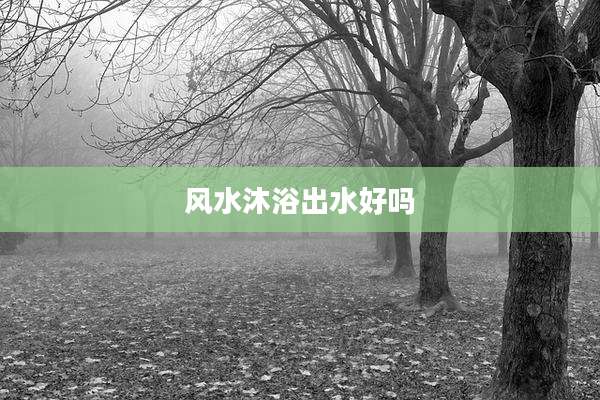 风水沐浴出水好吗