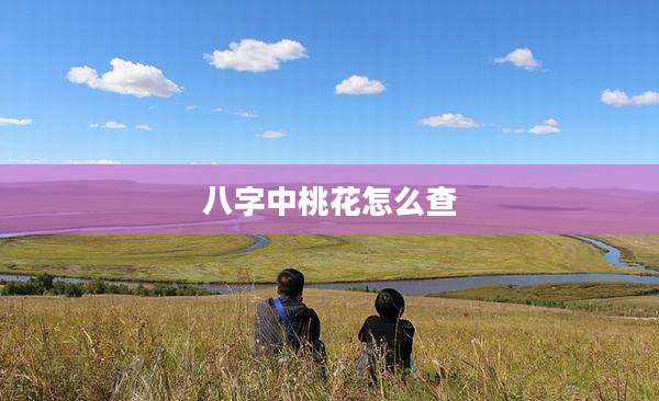 八字中桃花怎么查