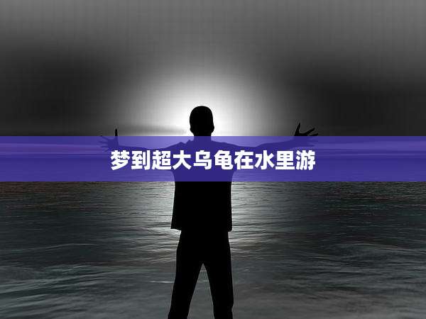 梦到超大乌龟在水里游