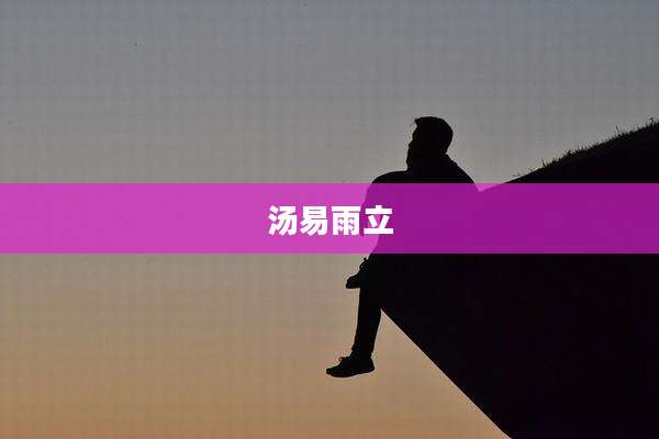 汤易雨立