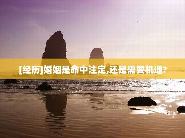 [经历]婚姻是命中注定,还是需要机遇?