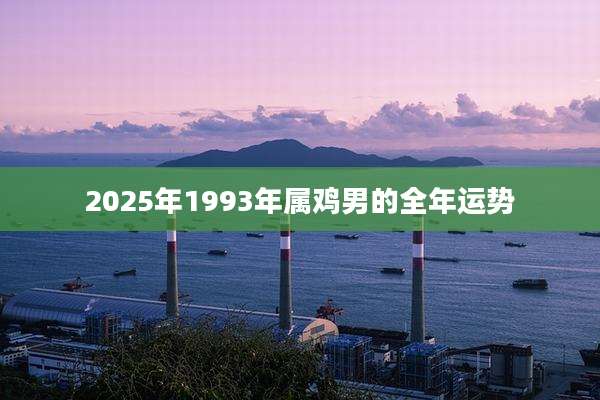 2025年1993年属鸡男的全年运势