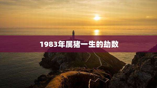 1983年属猪一生的劫数