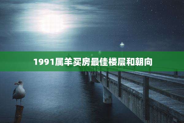 1991属羊买房最佳楼层和朝向