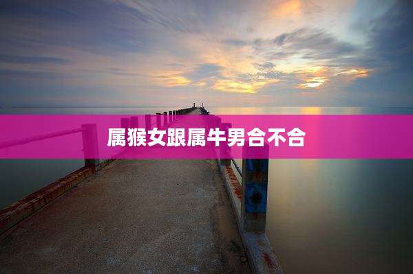 属猴女跟属牛男合不合