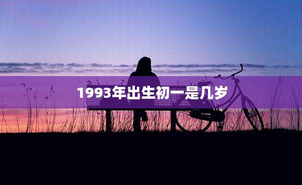 1993年出生初一是几岁