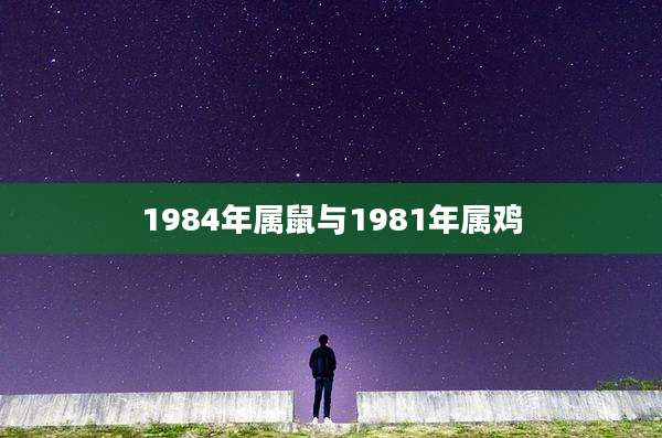 1984年属鼠与1981年属鸡