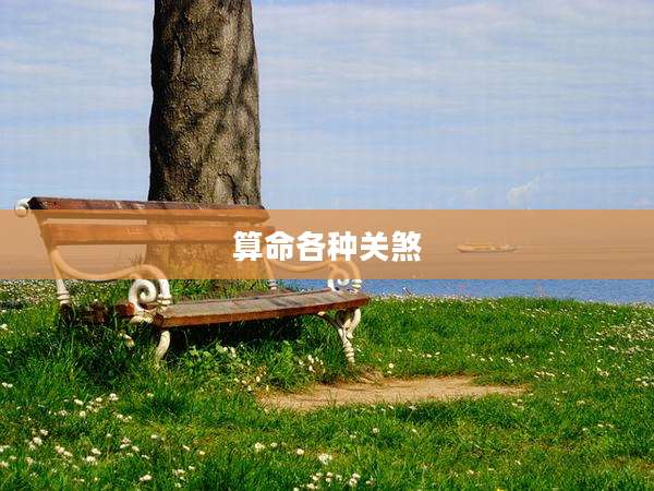 算命各种关煞