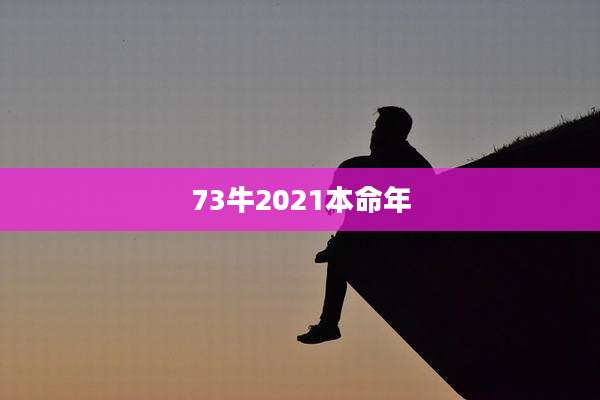 73牛2021本命年