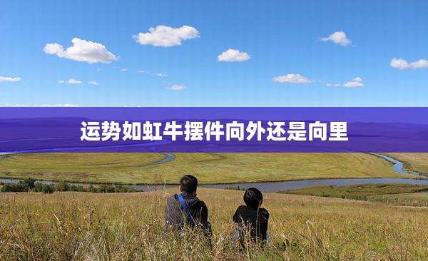运势如虹牛摆件向外还是向里