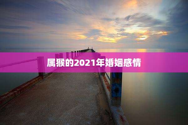 属猴的2021年婚姻感情