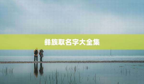 彝族取名字大全集