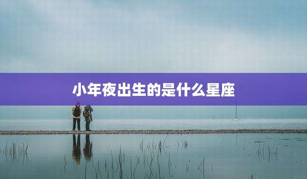 小年夜出生的是什么星座