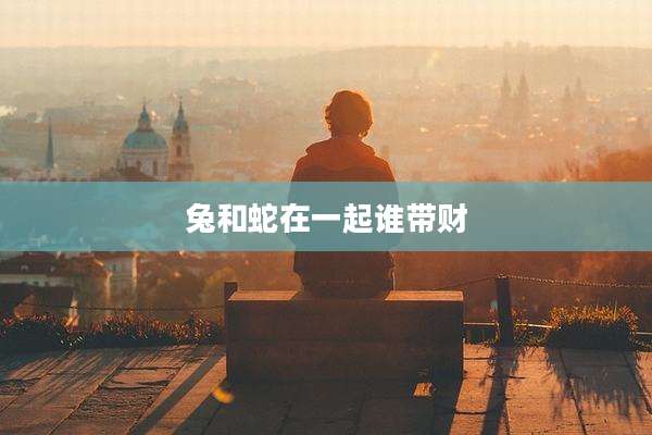 兔和蛇在一起谁带财