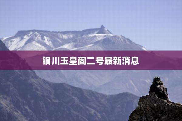铜川玉皇阁二号最新消息