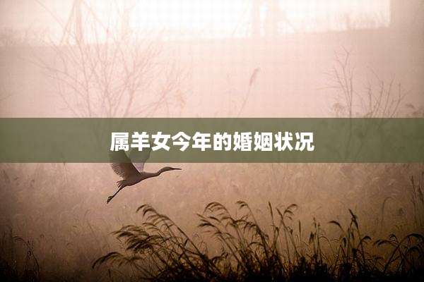 属羊女今年的婚姻状况