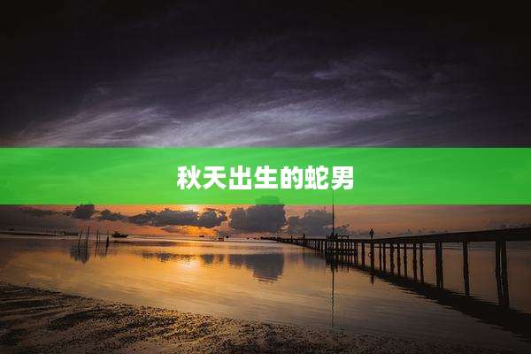 秋天出生的蛇男