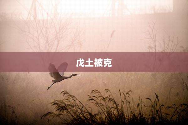 戊土被克
