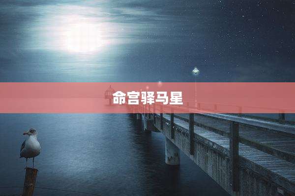 命宫驿马星