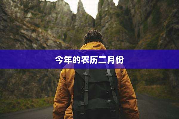今年的农历二月份