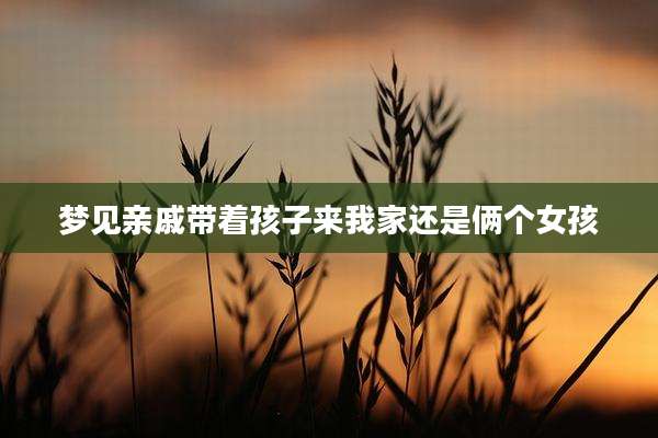 梦见亲戚带着孩子来我家还是俩个女孩