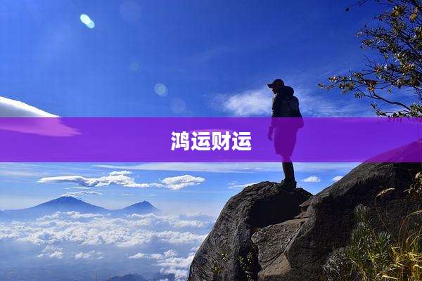 鸿运财运