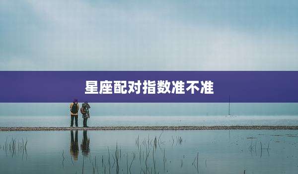 星座配对指数准不准