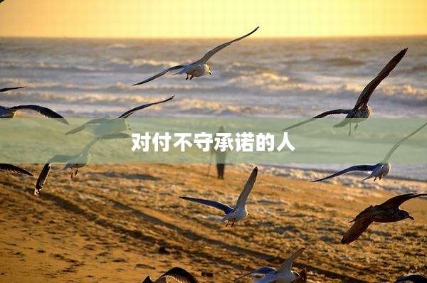 对付不守承诺的人