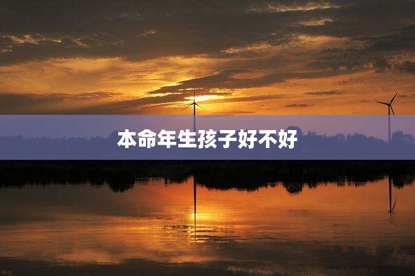 本命年生孩子好不好