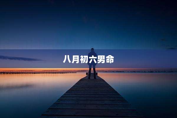 八月初六男命