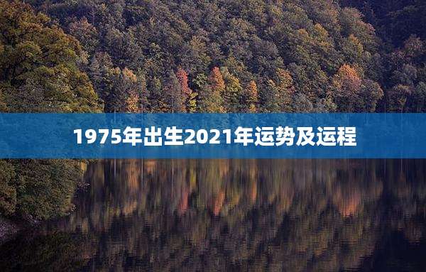 1975年出生2021年运势及运程