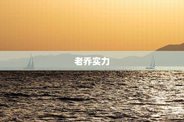 老乔实力