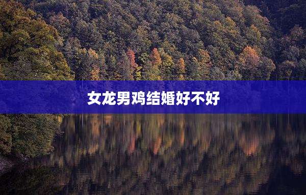 女龙男鸡结婚好不好