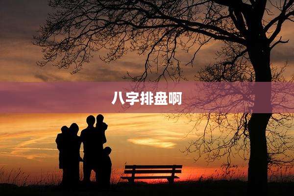 八字排盘啊