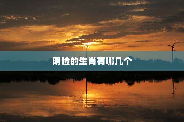 阴险的生肖有哪几个