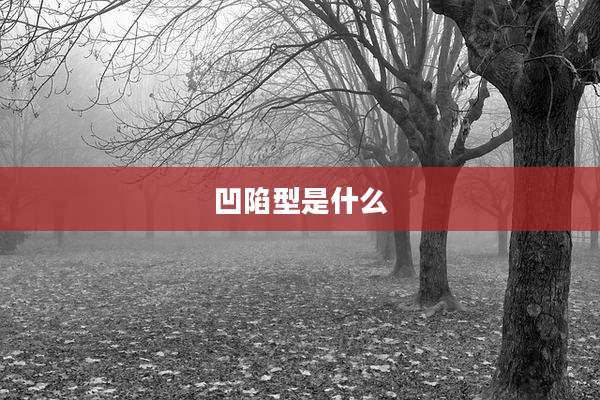 凹陷型是什么