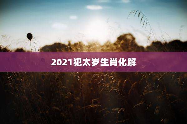 2021犯太岁生肖化解
