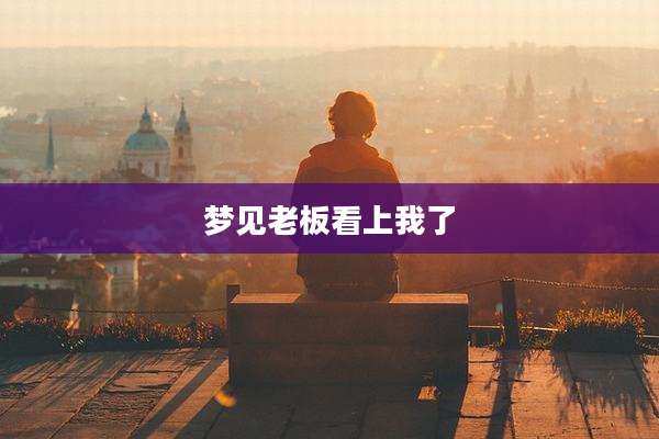 梦见老板看上我了
