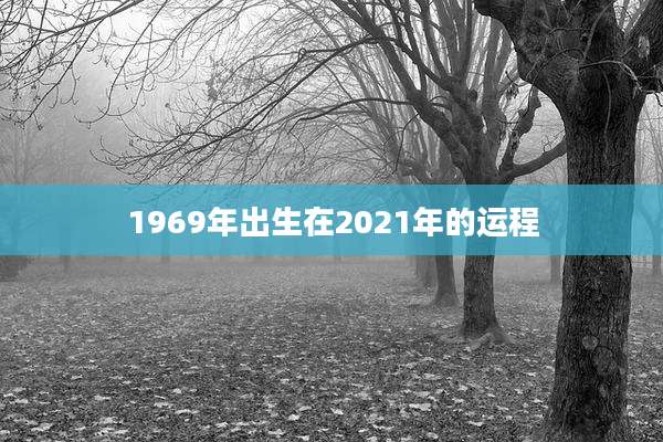 1969年出生在2021年的运程